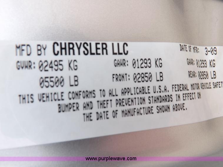 image for item K3048 2009 Dodge Charger SE Police