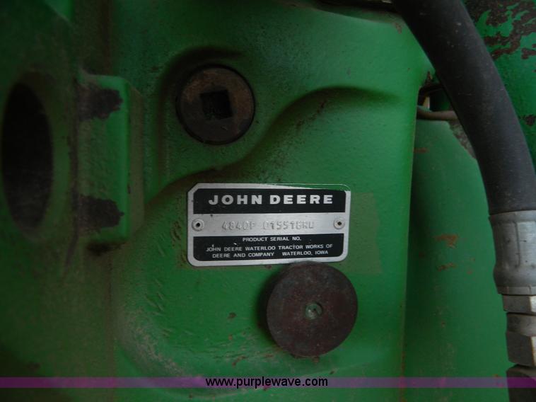image for item H2280 1979 John Deere 4840 tractor