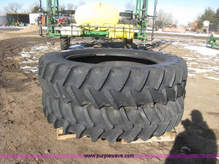 image for item K2766 (2) Firestone All Traction 23 420/80R46 tires