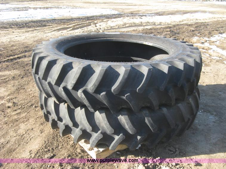 image for item K2766 (2) Firestone All Traction 23 420/80R46 tires