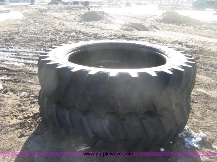 image for item K2766 (2) Firestone All Traction 23 420/80R46 tires