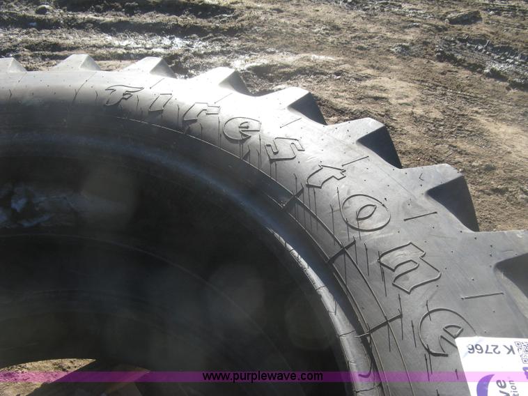 image for item K2766 (2) Firestone All Traction 23 420/80R46 tires