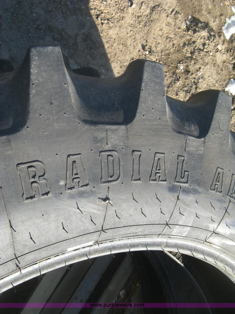 image for item K2766 (2) Firestone All Traction 23 420/80R46 tires