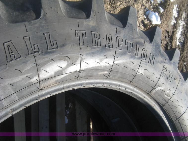 image for item K2766 (2) Firestone All Traction 23 420/80R46 tires