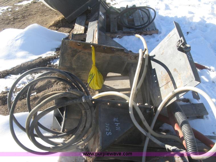 image for item K2768 (2) poly tractor mounted saddle tanks