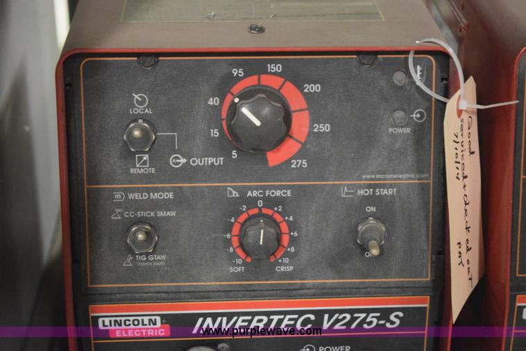 image for item BE9663 Lincoln electric four pack