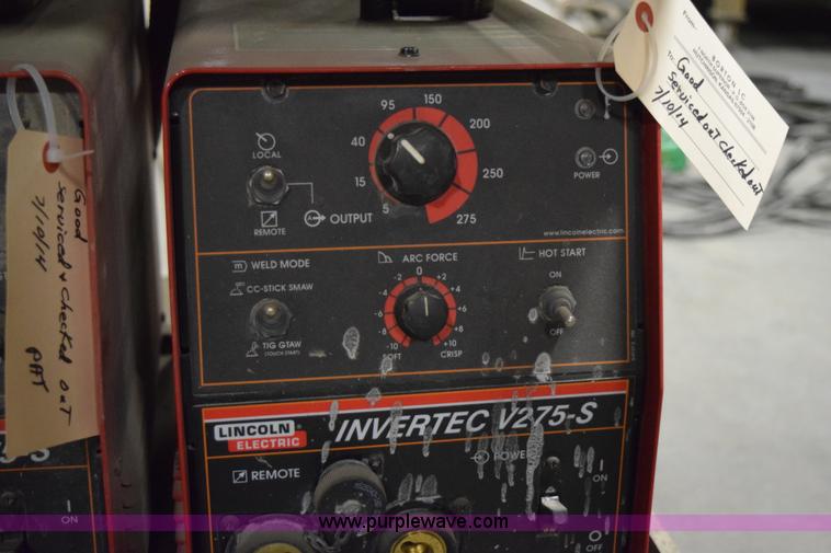 image for item BE9663 Lincoln electric four pack