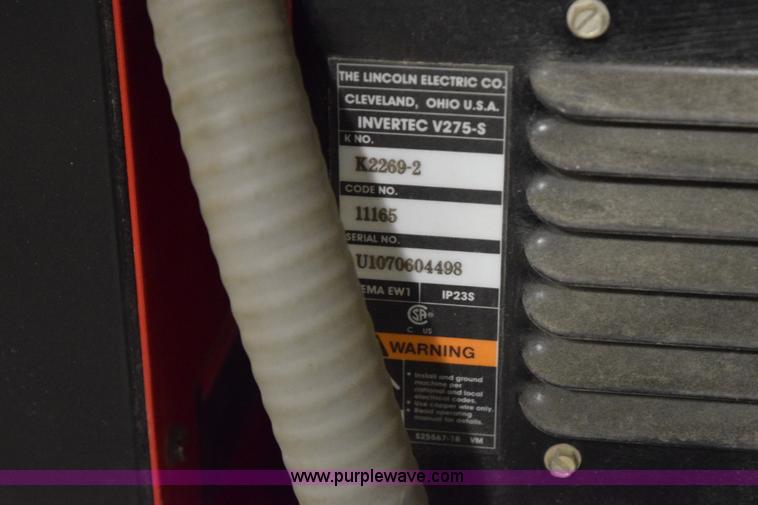 image for item BE9663 Lincoln electric four pack