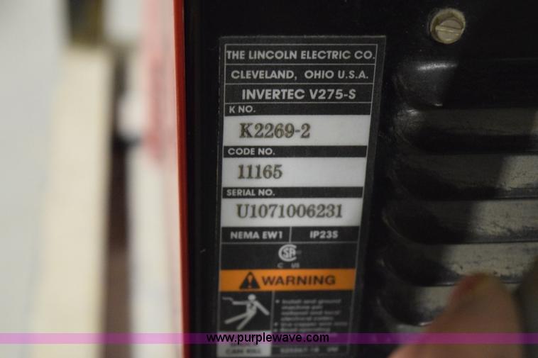 image for item BE9663 Lincoln electric four pack