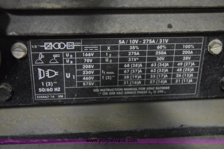 image for item BE9663 Lincoln electric four pack