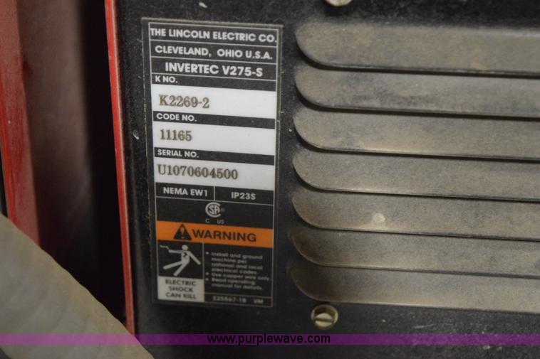 image for item BE9664 Lincoln electric four pack