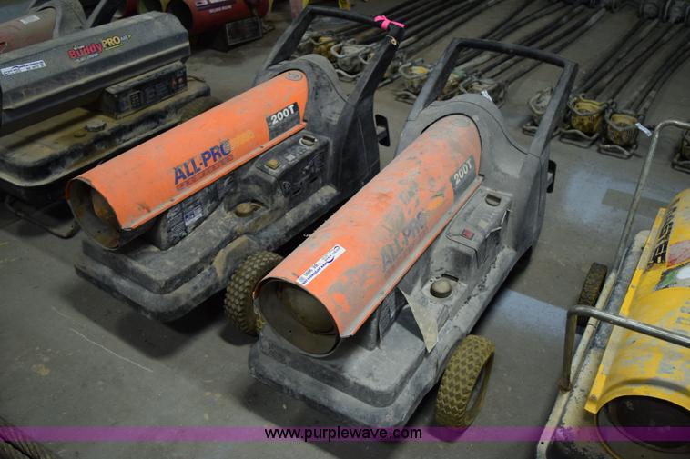 (2) All Pro 200T torpedo heaters in Hutchinson, KS Item BE9680 sold
