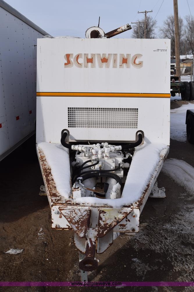 image for item BE9741 1999 Schwing mobile concrete pump