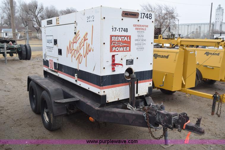 image for item BE9742 Multiquip Whisperwatt 60 mobile generator