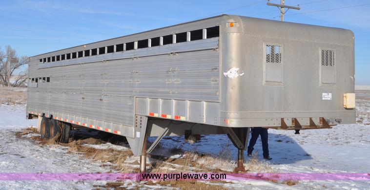 image for item F2168 1998 Eby livestock trailer
