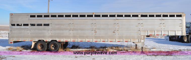 image for item F2168 1998 Eby livestock trailer