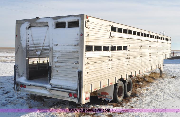 image for item F2168 1998 Eby livestock trailer