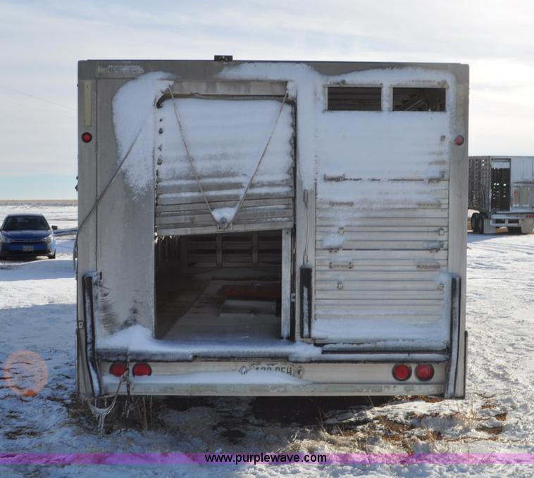 image for item F2168 1998 Eby livestock trailer