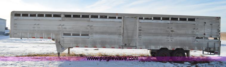 image for item F2168 1998 Eby livestock trailer