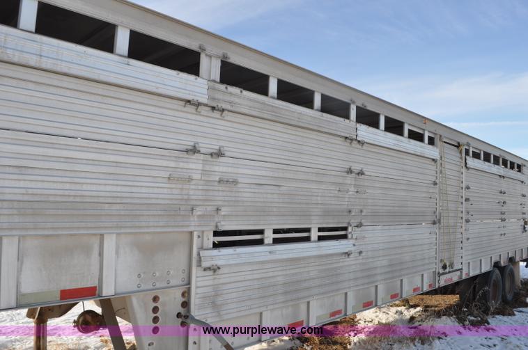 image for item F2168 1998 Eby livestock trailer