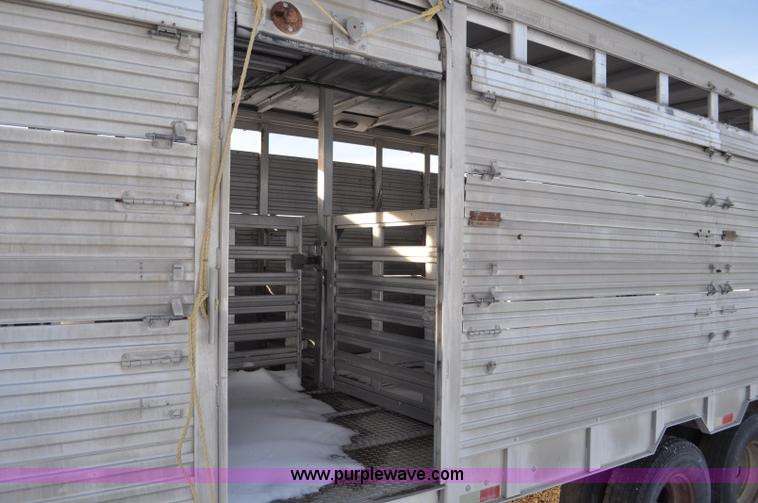 image for item F2168 1998 Eby livestock trailer