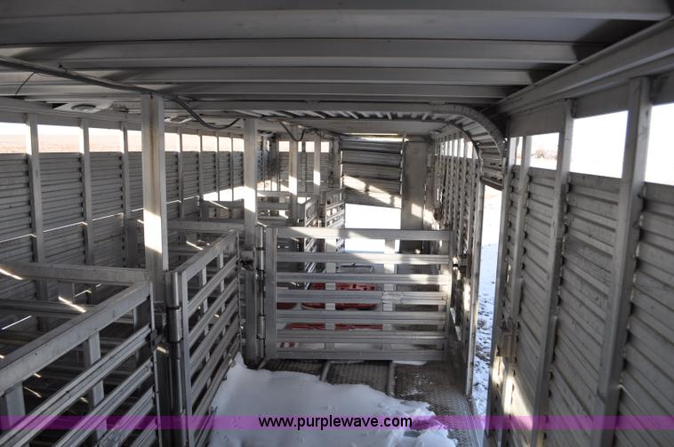 image for item F2168 1998 Eby livestock trailer