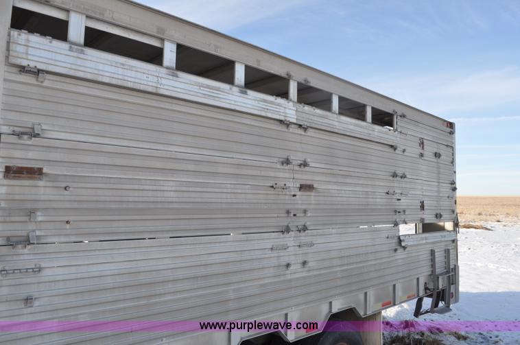image for item F2168 1998 Eby livestock trailer