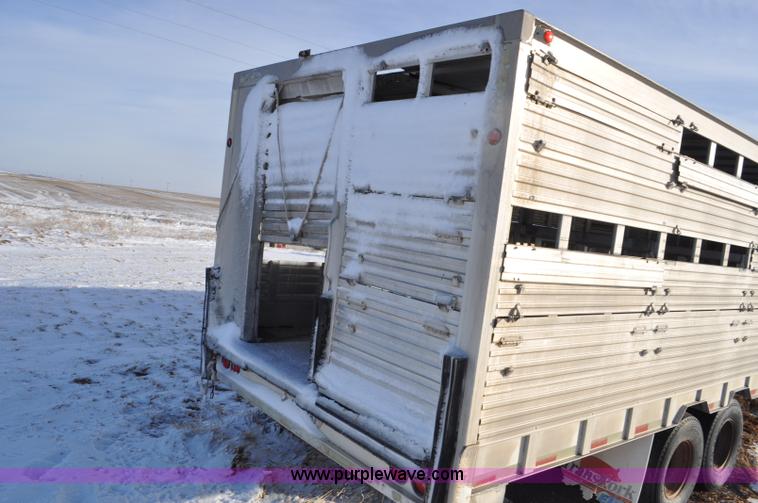 image for item F2168 1998 Eby livestock trailer