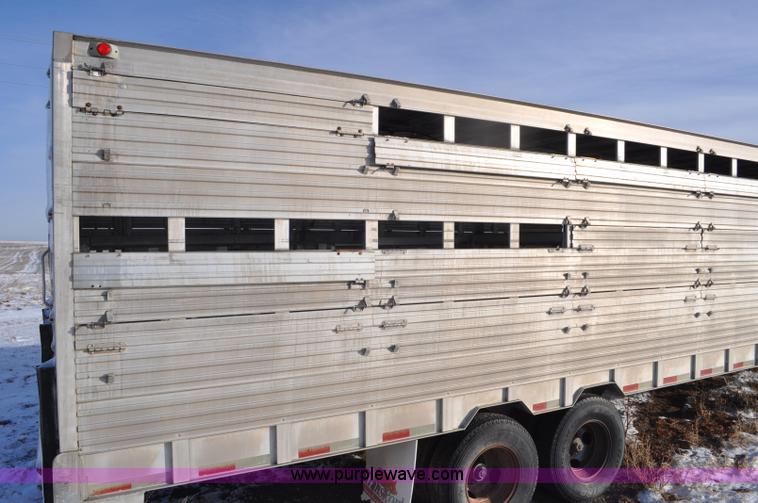 image for item F2168 1998 Eby livestock trailer