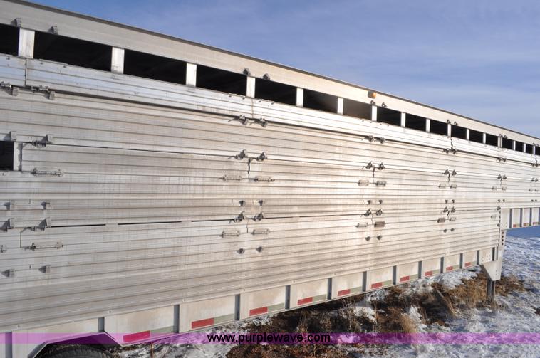 image for item F2168 1998 Eby livestock trailer