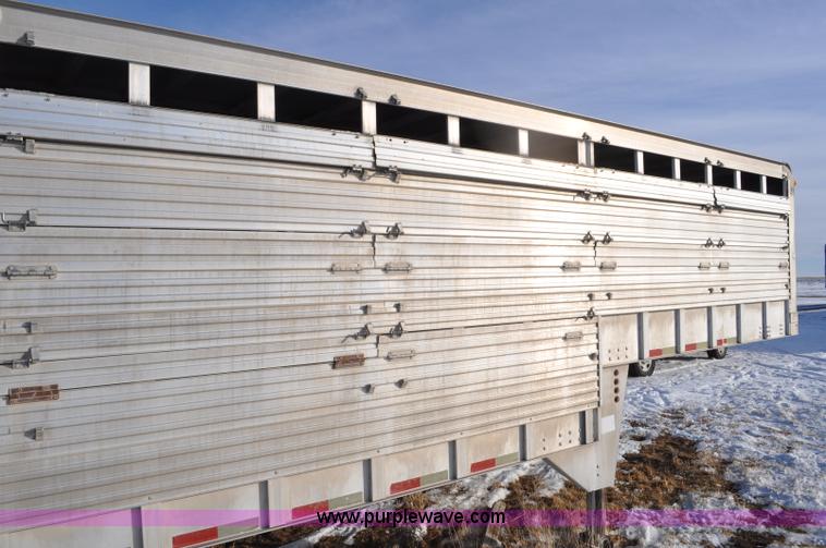 image for item F2168 1998 Eby livestock trailer