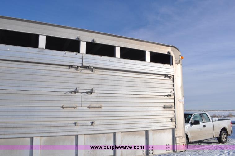 image for item F2168 1998 Eby livestock trailer