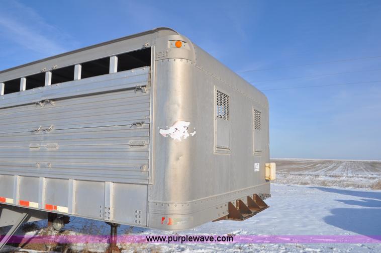 image for item F2168 1998 Eby livestock trailer