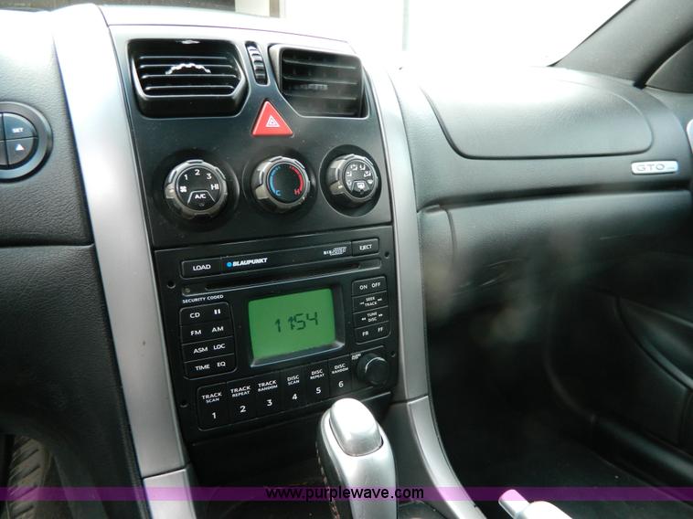 image for item H2305 2004 Pontiac GTO