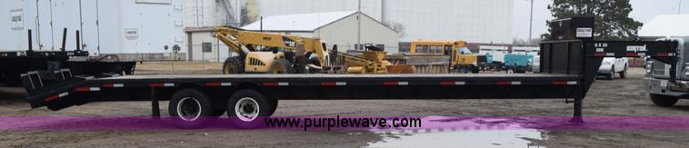 image for item H9262 1983 WW gooseneck flatbed trailer