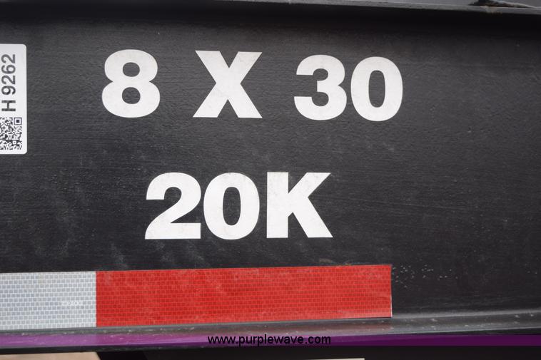 image for item H9262 1983 WW gooseneck flatbed trailer