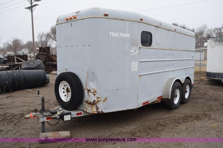 image for item H9274 1994 Trailmann enclosed trailer