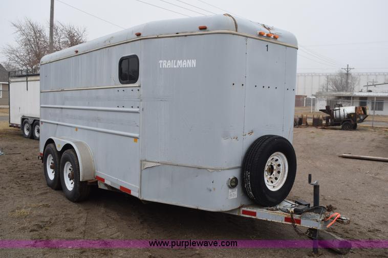 image for item H9274 1994 Trailmann enclosed trailer