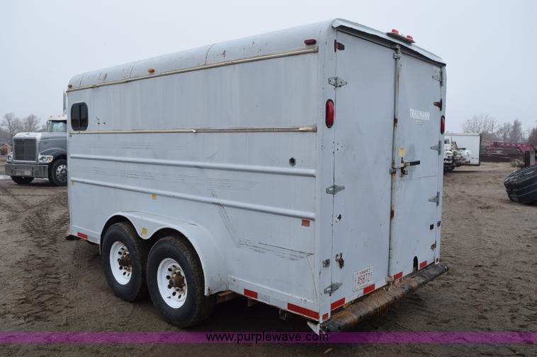 image for item H9274 1994 Trailmann enclosed trailer