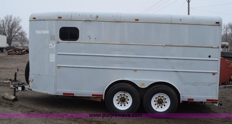 image for item H9274 1994 Trailmann enclosed trailer
