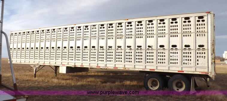 image for item K3104 1996 Barrett livestock trailer