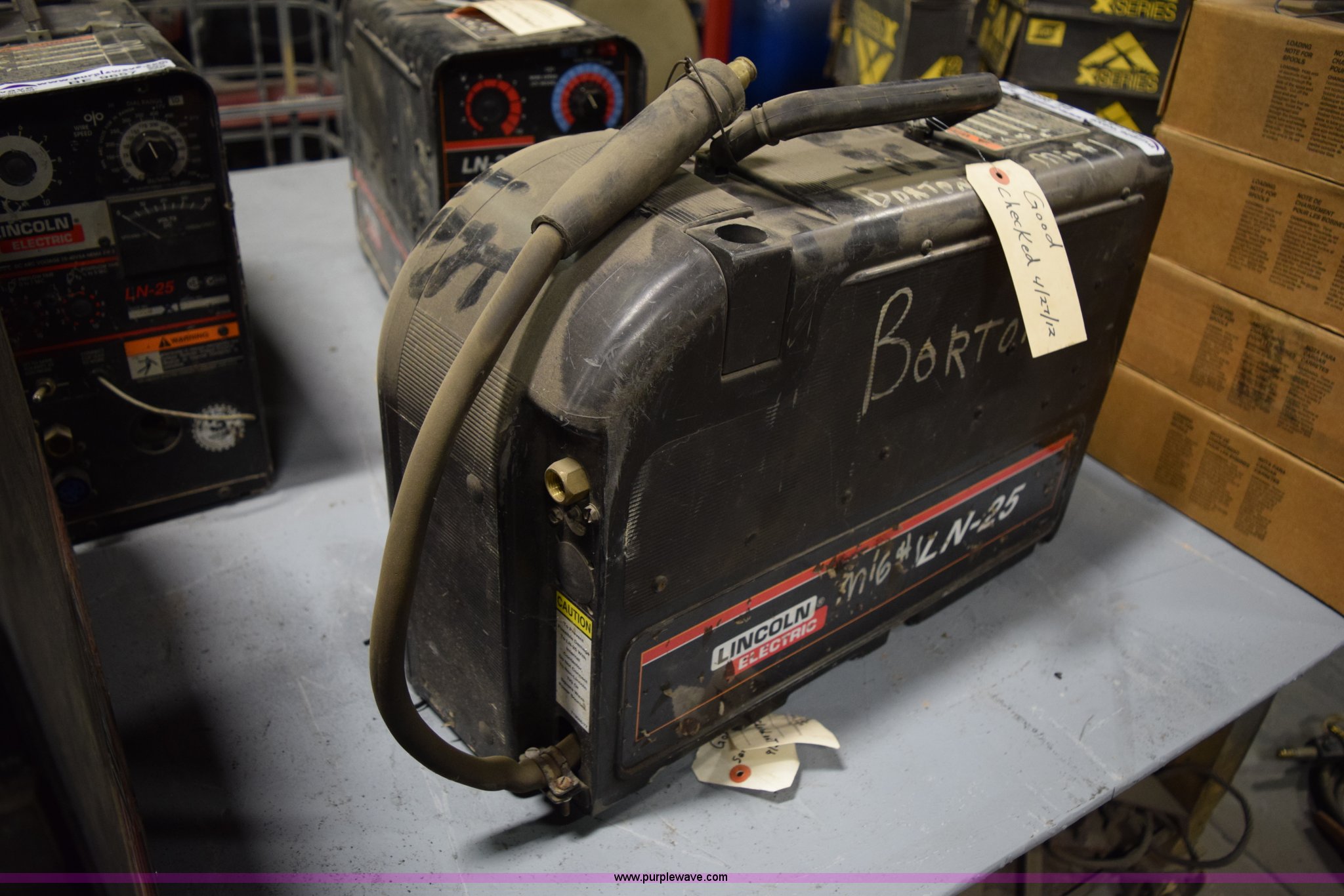 (2) Lincoln LN25 suitcase welders in Hutchinson, KS Item BE9658 sold
