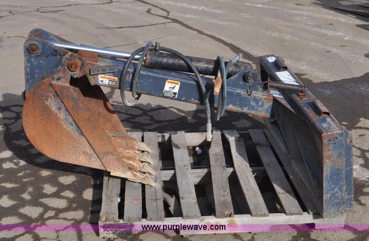 image for item F2129 FFC Minihoe-U skid steer backhoe attachment