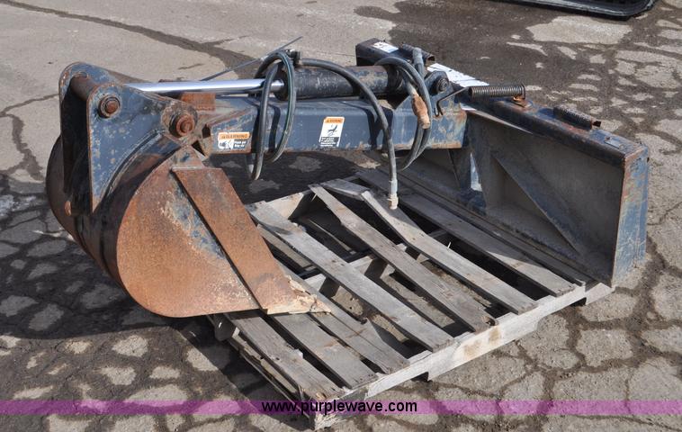 image for item F2129 FFC Minihoe-U skid steer backhoe attachment