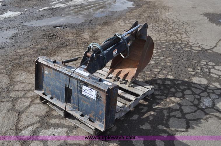 image for item F2129 FFC Minihoe-U skid steer backhoe attachment