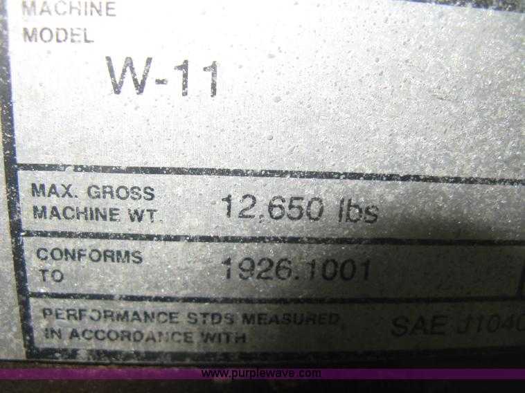 image for item H9265 1989 Case W11B wheel loader