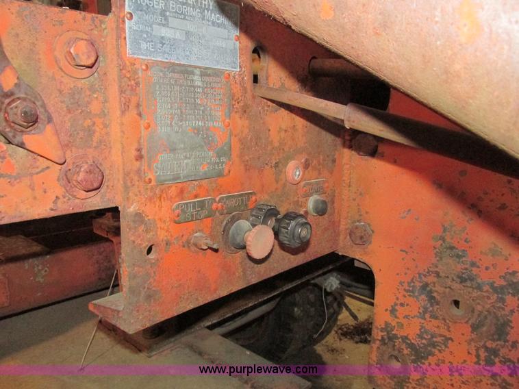 image for item I4087 Salem Tool Co. McCarthy auger boring machine