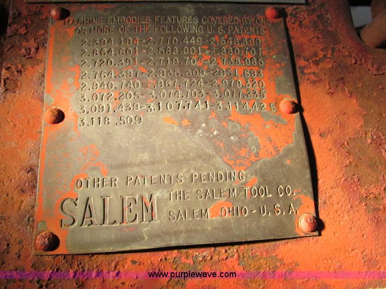 image for item I4087 Salem Tool Co. McCarthy auger boring machine