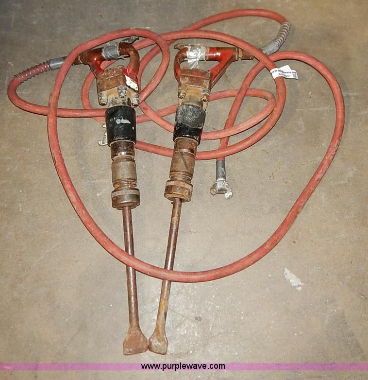 image for item AV9597 (2) Chicago pneumatic air jack hammers