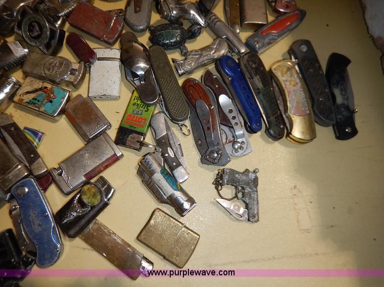 image for item AV9599 Assorted lighters and knives